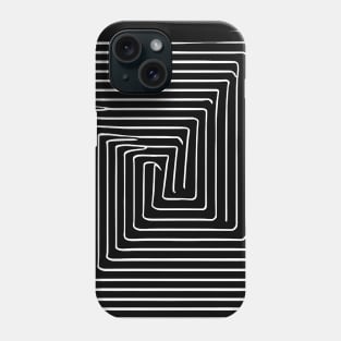 Not Perfect Visuals | Minimalist | NOptical Illusion | Broken lines 2 Phone Case