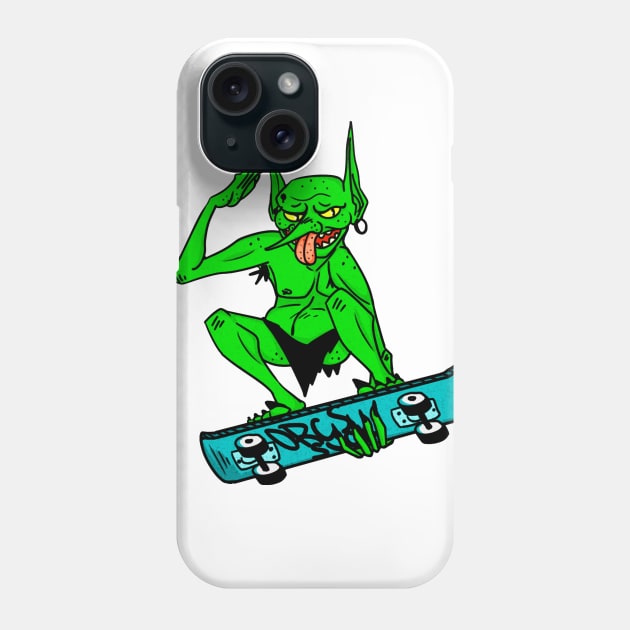 Goblin skater #2 Phone Case by WERFL