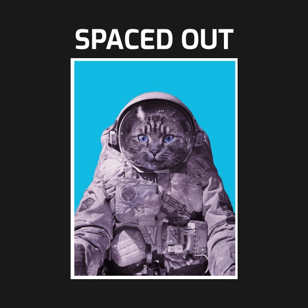 SPACED OUT CAT by TeeNZ