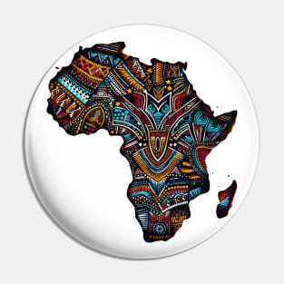 Traditional Dashiki African Black Culture Pride Pin