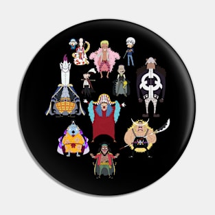 One Piece Inspired Buggy The Clown Pin – Purple Knight Pins