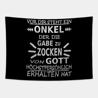 Onkel Zocken Geschenk Geburtstag Konsole Sprüche Tapestry