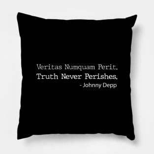 Truth Never Perishes. Johnny Depp wins! Pillow