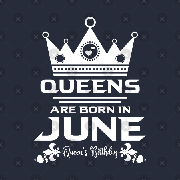 Queen's Birthday T-Shirt by EraserArt