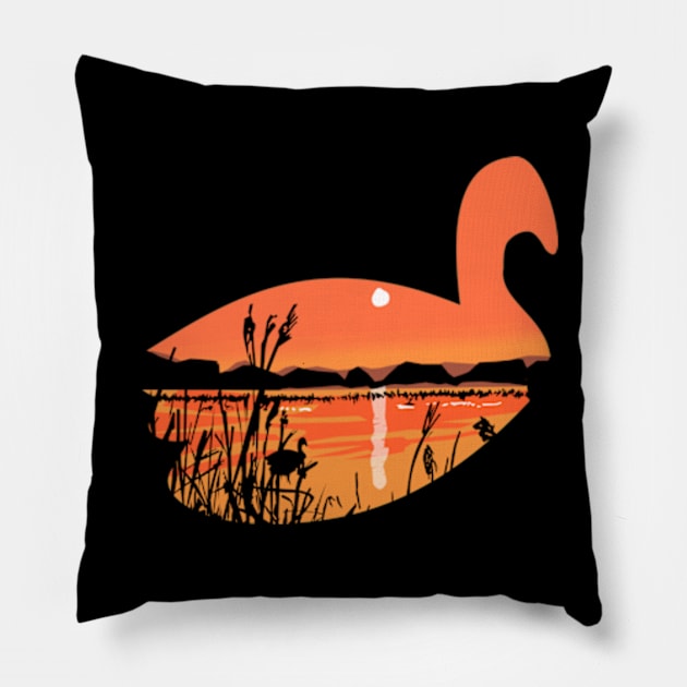 Swan Lake Pillow by TGprophetdesigns