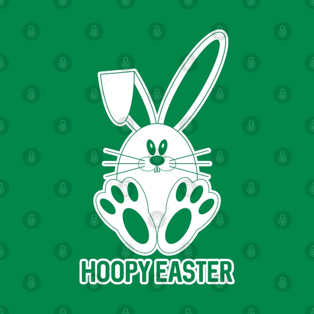 HOOPY EASTER, Glasgow Celtic Football Club Green and White Bunny Rabbit Design by MacPean
