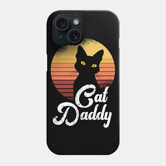 Vintage Cat Daddy Phone Case by TeddyTees