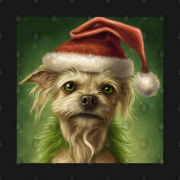 Grinch Dog by AbstractArt14