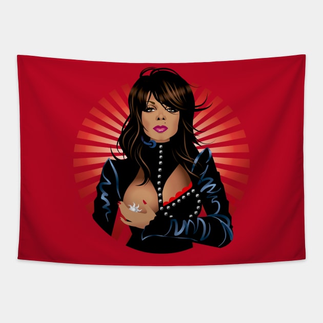 Justice for Janet Tapestry by AlejandroMogolloArt