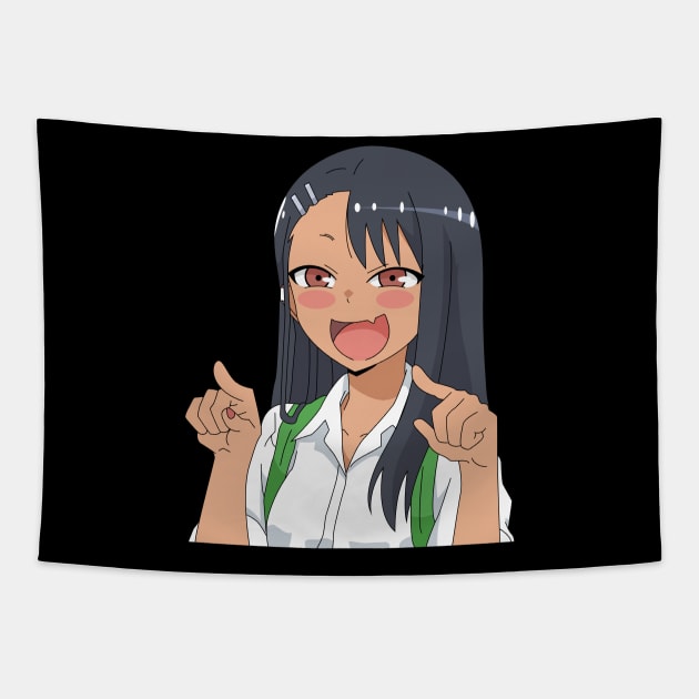 Nagatoro Smiling Tapestry by MigiDesu