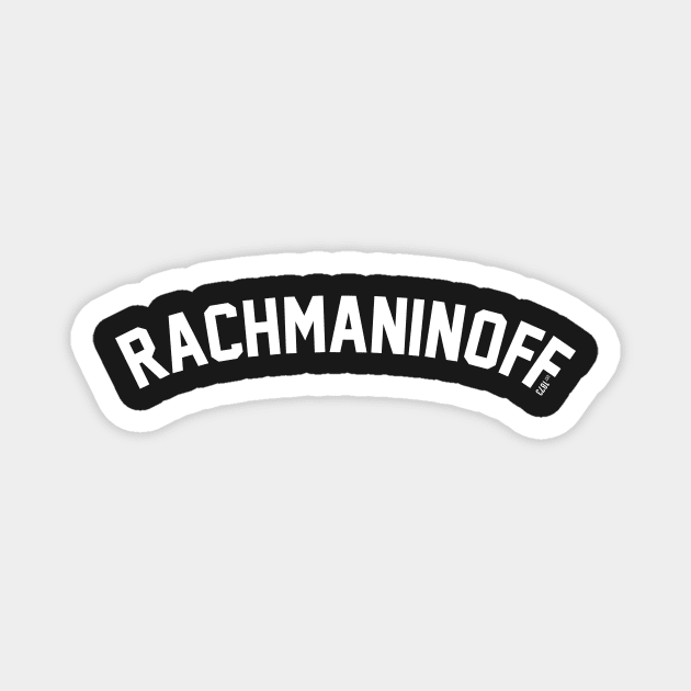 RACHMANINOFF // EST. 1873 Magnet by lennoxyz