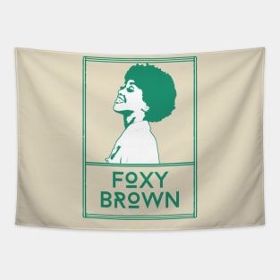 Foxy brown\\retro fan artwork Tapestry