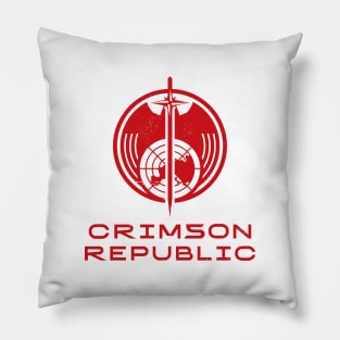 Crimson Republic Pillow