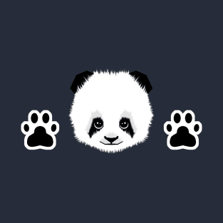 Panda head and foots T-Shirt