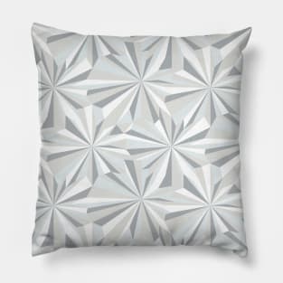 Retro Abstract Gray Geometry Pillow