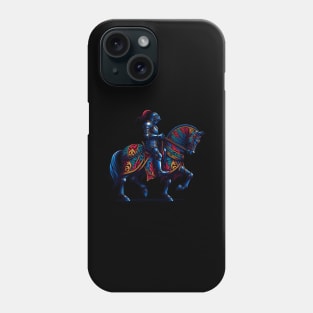 Decorated medieval knight Phone Case