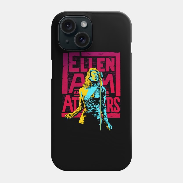 Ellen Aim and the Attackers Phone Case by VinylCountdown