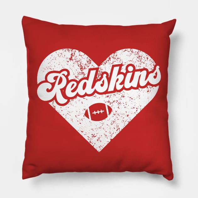 Love Hurricane Football Pillow by Get Schooled