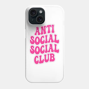 Anti social social club Phone Case