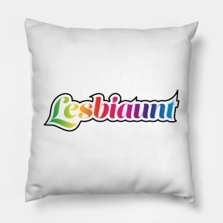 Lesbian Aunt T-Shirt | Lesbiaunt | Aunt Gift | Christmas Idea for Lesbian Aunt | Unisex - Men & Women's Tee | LGBT shirts Pillow