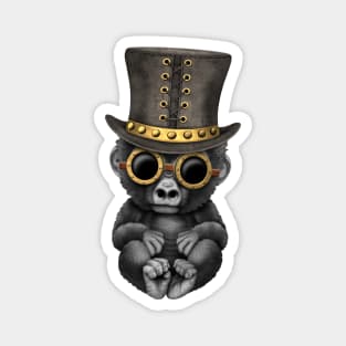 Steampunk Baby Gorilla Magnet