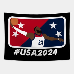 Olympics Basketball 2024 Tapestry