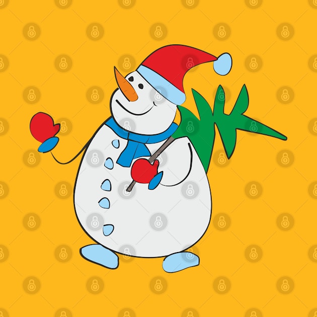 Funny Snowman by Alekvik