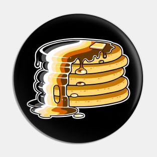 Bear Pride Flag Pancakes LGBT Pin