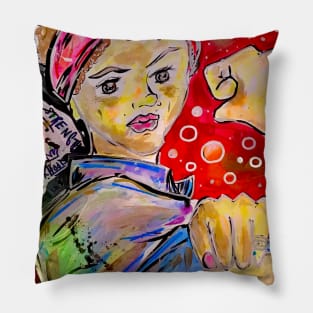 Rosie with a twist Pillow