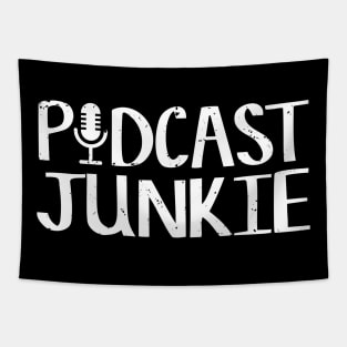 Cute Podcast Junkie Podcasting Podcasters Addict Tapestry