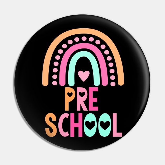 Back To School pre-school Grade Rainbow Kids Women Men grade Pin by Zeus-Studio