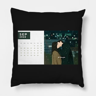 Calendar 2022 September with Korean Dramas Pillow