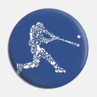 Baseball Hitter Pin