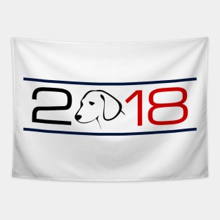 Dog Short New 2018 Canine Year - Adult Youth Design Tapestry
