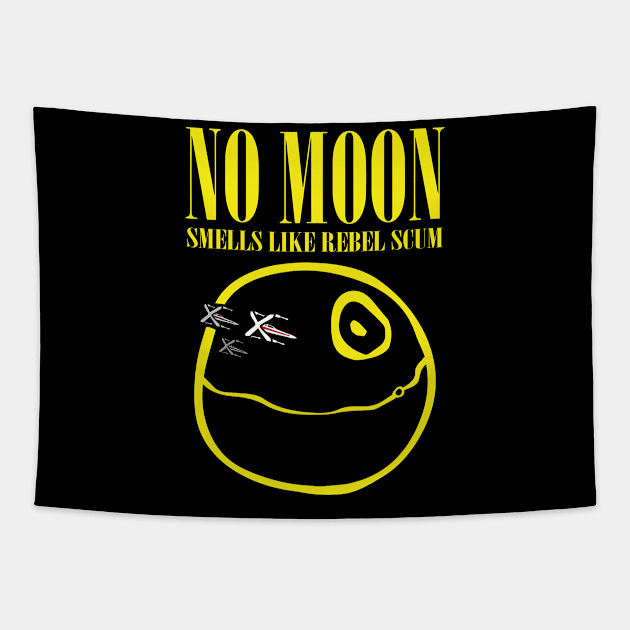 No Moon V1 Tapestry by TrulyMadlyGeekly