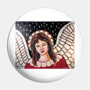 Burgandy  Angel Pin