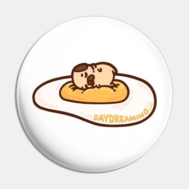 Daydreaming Puglie Pin by Puglie Pug 