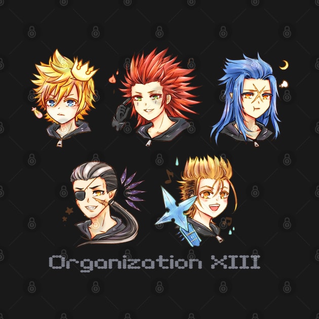 Organization XIII five bois by candypiggy