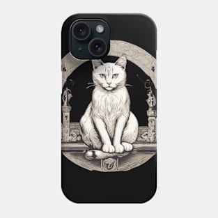 symbolism cat art pt2 Phone Case