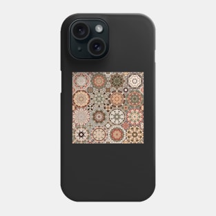 Octagonal Oriental and ethnic motifs in patterns. Phone Case