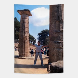 Knossos, Crete, Portrait of the artist Tapestry