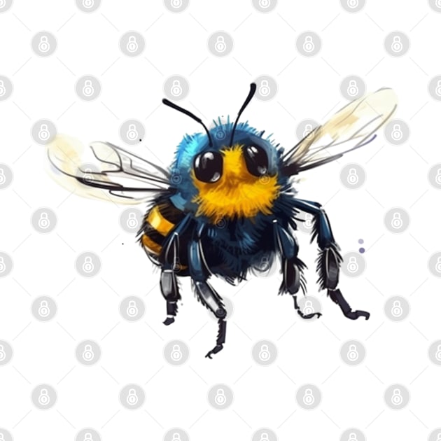 Cute Bumble Bee Ready For Spring Time by mw1designsart