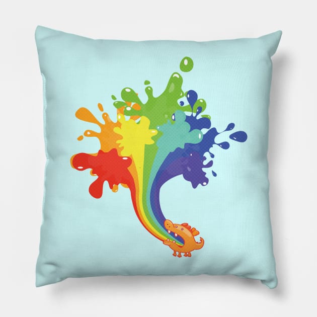 Dragon Chunks Pillow by sparkmark