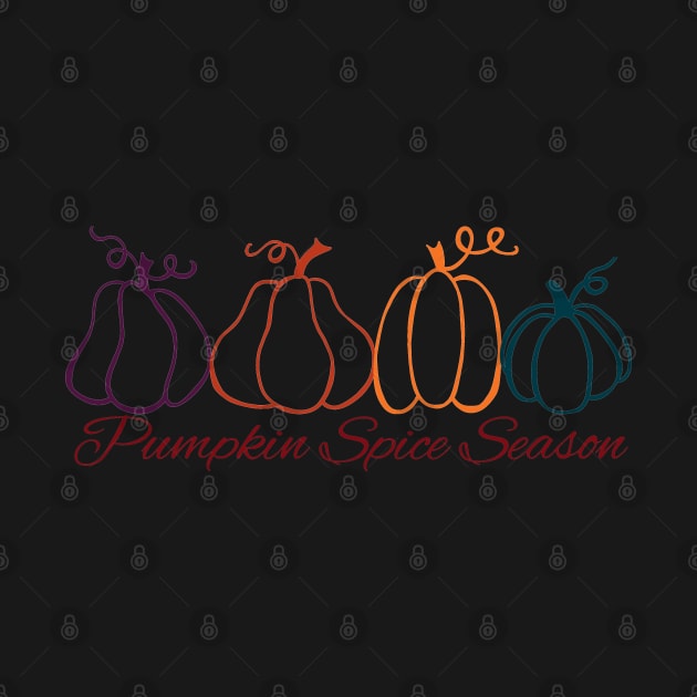 Pumpkin Spice Season by Cotton Candy Art