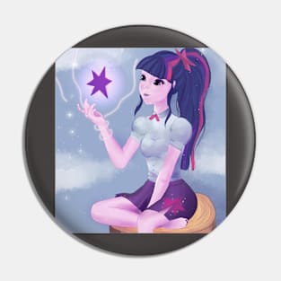 Human Twilight Sparkle Pin