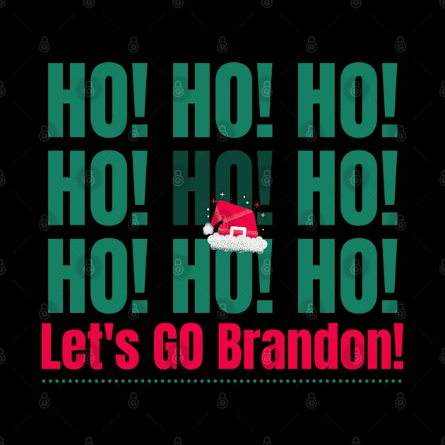 Let's Go Brandon Santa Claus Christmas by MalibuSun