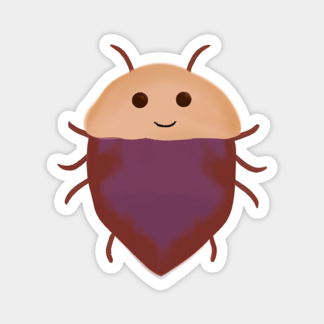 Cute Bedbug Drawing Magnet by Play Zoo