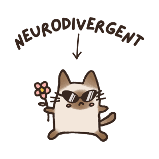 Neurodivergent Cat (Light) T-Shirt