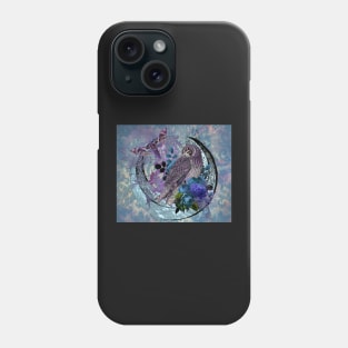 Purple Owl Phone Case