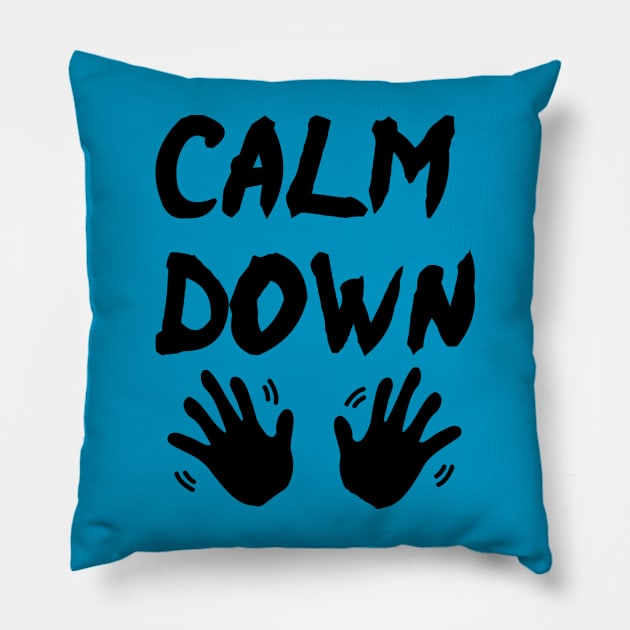 Calm down gesture Pillow by ddesing